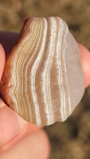 Beautiful 0.8oz Lake Superior Agate LSA - Small but Killer Banded Floater picture