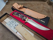 Vintage Imperial Kit Carson Frontier fixed blade hunting skinner knife LNIB picture