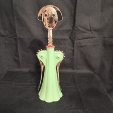 Vintage ALESSI ANNA G. Corkscrew Wine Opener Teal  Alessandro Mendini CORK SCREW picture