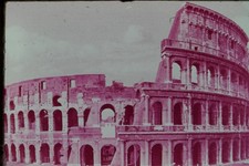c1960's 35mm Slide, The Colosseum, Rome Italy ruins European Stone Color Photo picture
