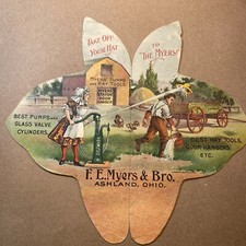 Rare antique advertising Myers Pump 1901 Agricultural Ad, F.E. Myers & Bro. picture