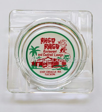 Rare ca 1950's Pago Pago Restaurant Lounge Polynesian Tiki Bar Ashtray Tucson AZ picture