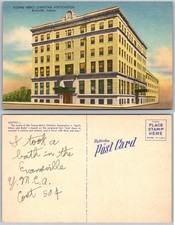 Evansville Indiana YMCA Building Postcard picture