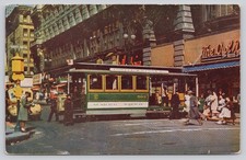 1948 San Francisco Cable Car Powell & Mason St. Eddy St. The Owl Drug Store picture