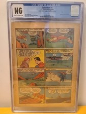Superman #4 CGC NG 1940 Coverless 1st Three Wraps & Centerfold Missing  picture