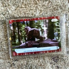 Topps Star Wars 2015 An Ewok Steals a Speeder #84 1/1 Serial Numbered picture