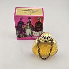 Avon Purse Petite Field Flowers Cologne 1971 Vintage 1.5 oz Glass  picture