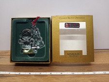 Marquis By Waterford Charlie Brown Ornament Peanuts Collection 2001 picture