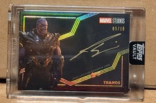 Topps 2026 Marvel Vault Thanos Josh Brolin Gold Auto LIG-JB Serial Numbered /10 picture