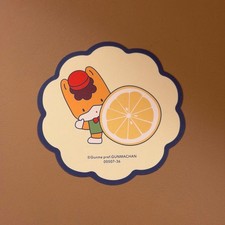 Gumma Character Mascot Lemon Coaster 14+ Limited Cafe Item picture