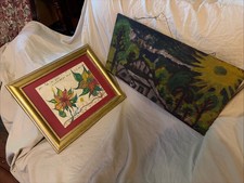 Guatemalan Artist- Manuel De Jesus Marroquin  Hand Painted - Folk Art- Deported picture