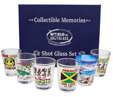 Jamaica Souvenir Boxed Shot Glass Set (Set of 6) picture