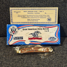Vintage Boker USA 1789 Pony Express Great American Story II 4-Blade picture