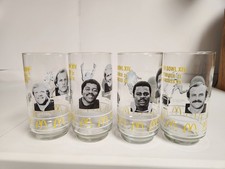 Vintage 1980 Pittsburgh Steelers Super Bowl XIL McDonald's Glasses. Set of All 4 picture
