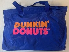 older DUNKIN DONUTS blue carry bag ~ 7x12x15 picture