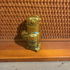 Vintage Zsolnay Eosin Chick Figurine Hungary Mid Century Modern MCM picture