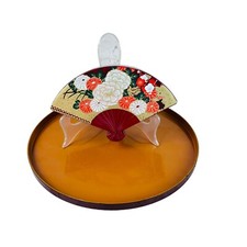 vtg asian style trinket box & tray Lacquered  Mcm decor Japan picture