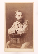 Victorian Carte de Visite of a Handsome Man believed to be William James #166 picture