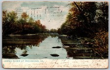 1906 James River Scene Richmond Virginia ANTIQUE Postcard 9806 picture