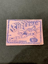 1958 Fher Superman En El Planeta Condenado opened empty envelope picture