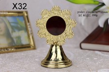 + Nice Brass ornate Monstrance Reliquary for church or home Relic 5.12