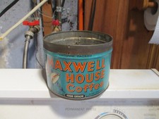 VINTAGE MAXWELL HOUSE COFFEE CAN HIGH GRADE ONE POUND picture