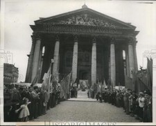 1939 Press Photo 25th Anniversary Of Death Of Jean Jaures Commemorated picture