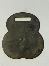 VINTAGE ORIGINAL PARKER HOUSE KEY FOB BOSTON MASSACHUSETTS MA 1855 picture