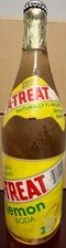 Vintage Unopened A-Treat 32 Ounce Glass Bottle Lemon Soda picture