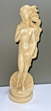 Italian Style Venus Art Figurine Sculpture Beige Resin Matte Medium 11