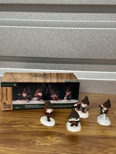 Deptt 56 North Pole Woods Elves #56922 Set Of 4 w/ Box Christmas Village picture