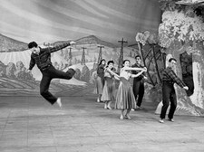 Sophie Maslows modern ballet Folksay Dancers are from the New Da 1940s Old Photo picture