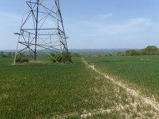 Photo A3 Pylon near Little Judd's Wood Upper Hayesden This was a very wa c2019 picture