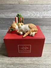 LENOX KITTY'S CHRISTMAS NAP FIGURINE with Box picture