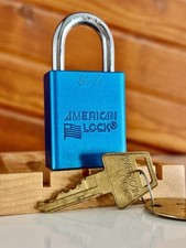 American Lock 1100 Series Padlock W/ Key Locksport Locksmith Collector picture