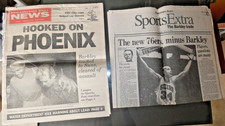 (2) 1992 CHARLES BARKLEY TRADED TO SUNS NEWSPAPERS ~ DAILY NEWS & INQUIRER picture
