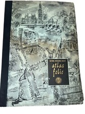 Vintage 1968 National Geographic World Atlas Large Folio Hardcover Mid Century picture