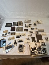 Old Art Deco 1920s, 1930s Family Photographs Black & White Lot Antique picture