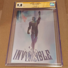 Invincible #1 Foil Edition Jock Cover CGC SS 9.8 Signed By JOCK SUPER RARE  picture