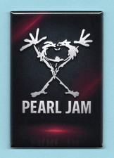 PEARL JAM LOGO *2X3 FRIDGE MAGNET* ROCK N ROLL BAND ALTERNATIVE GRUNGE HARD ROCK picture