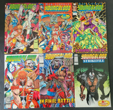 YOUNGBLOOD #0 1 2 3 4 (1992) 1ST SUPREME 1ST APPEARANCE PROPHET (GREEN) BONUS picture