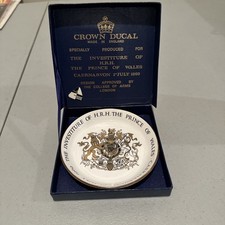 Vintage Crown Ducal Prince of Wales Charles Investiture July 1969 4.5