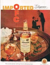 1957 SCHENLEY O.F.C. Old Fine Canadian Whiskey Vintage Ad  picture