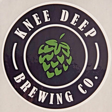 Knee Deep Brewing Company Logo Craft Beer Sticker Brewery Beer Auburn CA Type A picture