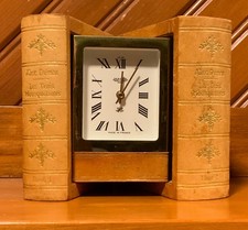 Rare Jaeger LeCoultre ATO Book Clock Paris/France Alex Dumas Trois Mousquetaires picture