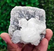 190g Natural Apophyllite & Chalcedony Mineral Specimen picture