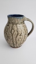 Ben Owen Pottery apprentice Caleb Wyatt jug/vase with handle 2005 5 1/2