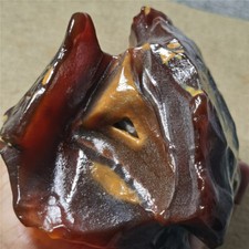 1688g Bonsai Suiseki-Natural Gobi Agate Eyes Stone-Rare Stunning Viewing  D203 picture