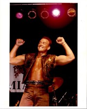 LD324 Orig Al Diaz Color Photo JEAN CLAUDE VAN DAMME MUSCLES PLANET HOLLYWOOD picture
