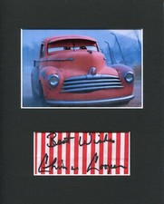 Chris Cooper Disney Pixar Cars 3 Voice Smokey Signed Autograph Photo Display picture